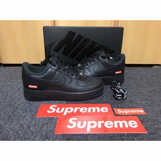 Supreme - 【新品】Supreme Nike Air Force1Low Black24.5