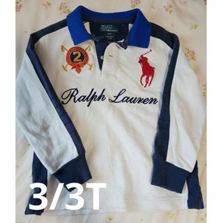 ポロラルフローレン(POLO RALPH LAUREN)のPOLO RALPH LAUREN 長袖ポロシャツ キッズ サイズ3/3T こど(Tシャツ/カットソー)