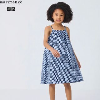 ユニクロ(UNIQLO)のUNIQLO★marimekko girl'sキャミソールワンピース(ワンピース)