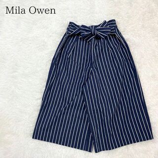 Mila Owen - MilaOwen ミラオーウェン ストライプガウチョパンツ