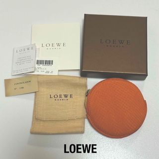 ロエベ(LOEWE)の未使用　LOEWE /ロエベ　型押し　コインケース　レザー(財布)