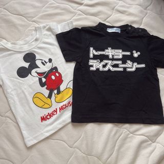 ディズニー(Disney)のディズニー半袖Tシャツ　まとめ売り　ミッキー　80cm(Ｔシャツ)