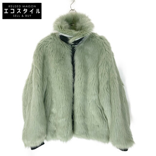 ナイキ(NIKE)のナイキ ×ｱﾝﾌﾞｯｼｭ ｸﾞﾘｰﾝ AQ9225-390 Reversible Faux Fur Jacket L(その他)
