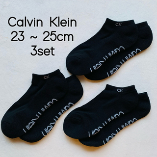 カルバンクライン(Calvin Klein)のCalvin Klein カルバンクライン レディース 靴下 ソックス ブラック(ソックス)