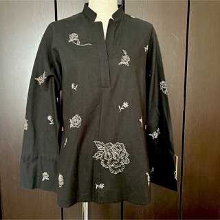 shiatzy chen 刺繍 チャイナ ブラウス シャッツィ チェン(シャツ/ブラウス(長袖/七分))
