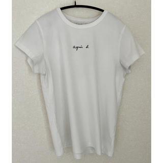アニエスベー(agnes b.)のアニエスベー　ロゴTシャツ　白(Tシャツ(半袖/袖なし))