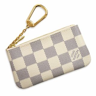 ルイヴィトン(LOUIS VUITTON)のルイ ヴィトン ポシェット クレ フック付き コインケース 小銭入れ 財布 ダミエアズール ホワイト 白 ゴールド金具 N62659 LOUIS VUITTON（新品・未使用品）(コインケース)