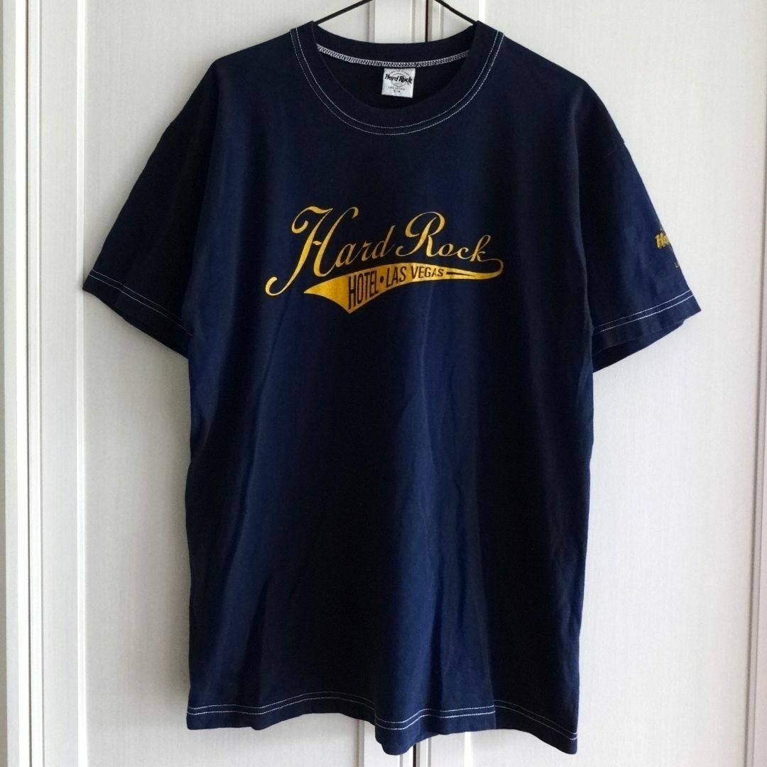 VINTAGE - 希少 MADE IN USA ハードロックホテル Tシャツ 紺黄 VINTAGE - 希少 MADE IN USA ハードロックホテル Tシャツ 紺黄