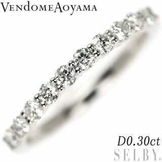 ヴァンドームアオヤマ(Vendome Aoyama)のヴァンドーム青山 Pt950 ダイヤモンド リング 0.30ct ハーフエタニティ(リング(指輪))