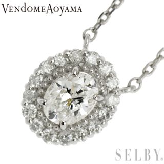 ヴァンドームアオヤマ(Vendome Aoyama)のヴァンドーム青山 Pt950/ Pt850  ダイヤモンド  ペンダントネックレス 0.24ct(ネックレス)