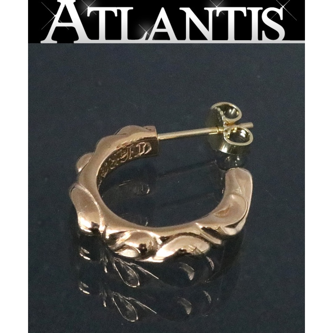 CHROME HEARTS (クロムハーツ) 22K TNY ほめ HOOP SCRL タイニー CHROME HEARTS (クロムハーツ) 22K TNY ほめ HOOP SCRL タイニー