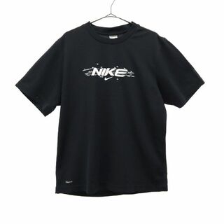 ナイキ(NIKE)のナイキ トレーニング 半袖 Tシャツ M ブラック NIKE ウォームアップ メンズ(Tシャツ/カットソー(半袖/袖なし))