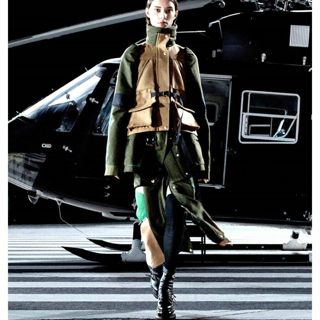 SACAI サカイ コットン×ナイロン ハイブリッドカーゴスカート SACAI サカイ コットン×ナイロン ハイブリッドカーゴスカート