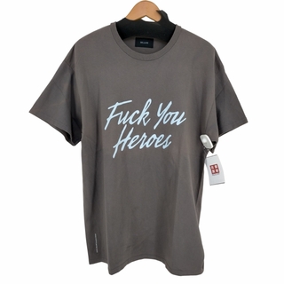 DELUXE(デラックス) FUCK YOU HEROES 半袖Tシャツ メンズ