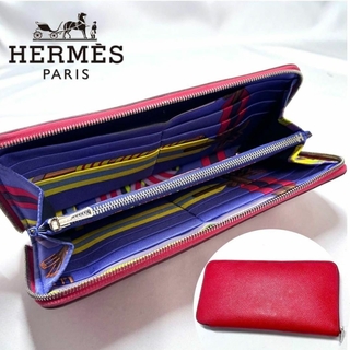 エルメス(Hermes)のHERMES エルメス アザップロング シルクイン 長財布 ラウンドジッパー(財布)