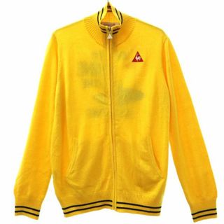 ルコックスポルティフ(le coq sportif)のルコックスポルティフ ゴルフ 長袖 ジップ ニットジャケット L イエロー le coq sportif レディース(その他)