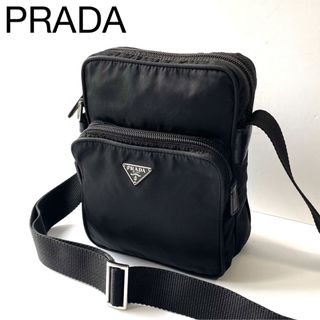 プラダ(PRADA)の【良品】プラダ　アマゾン型　ショルダーバッグ　カメラバッグ　ナイロン×レザー(ショルダーバッグ)