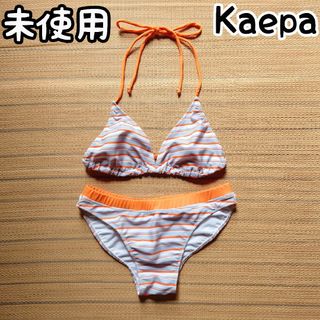 ケイパ(Kaepa)の未使用 ケイパ ボーダー ビキニ 水着 ９号(M) 少々難アリ(水着)