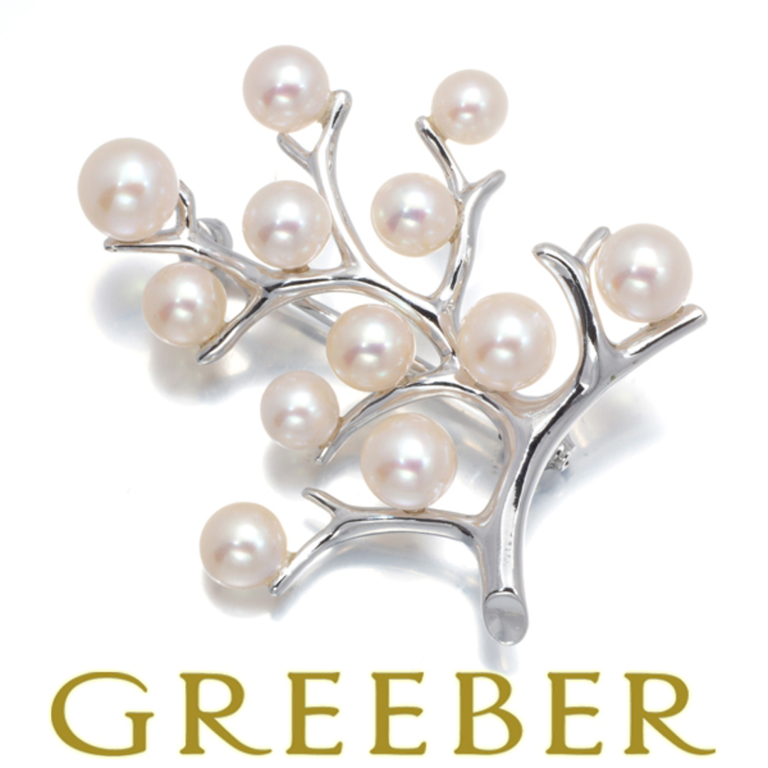 MIKIMOTO - ミキモト ブローチ パール アコヤ真珠 4.0-5.5mm MIKIMOTO - ミキモト ブローチ パール アコヤ真珠 4.0-5.5mm