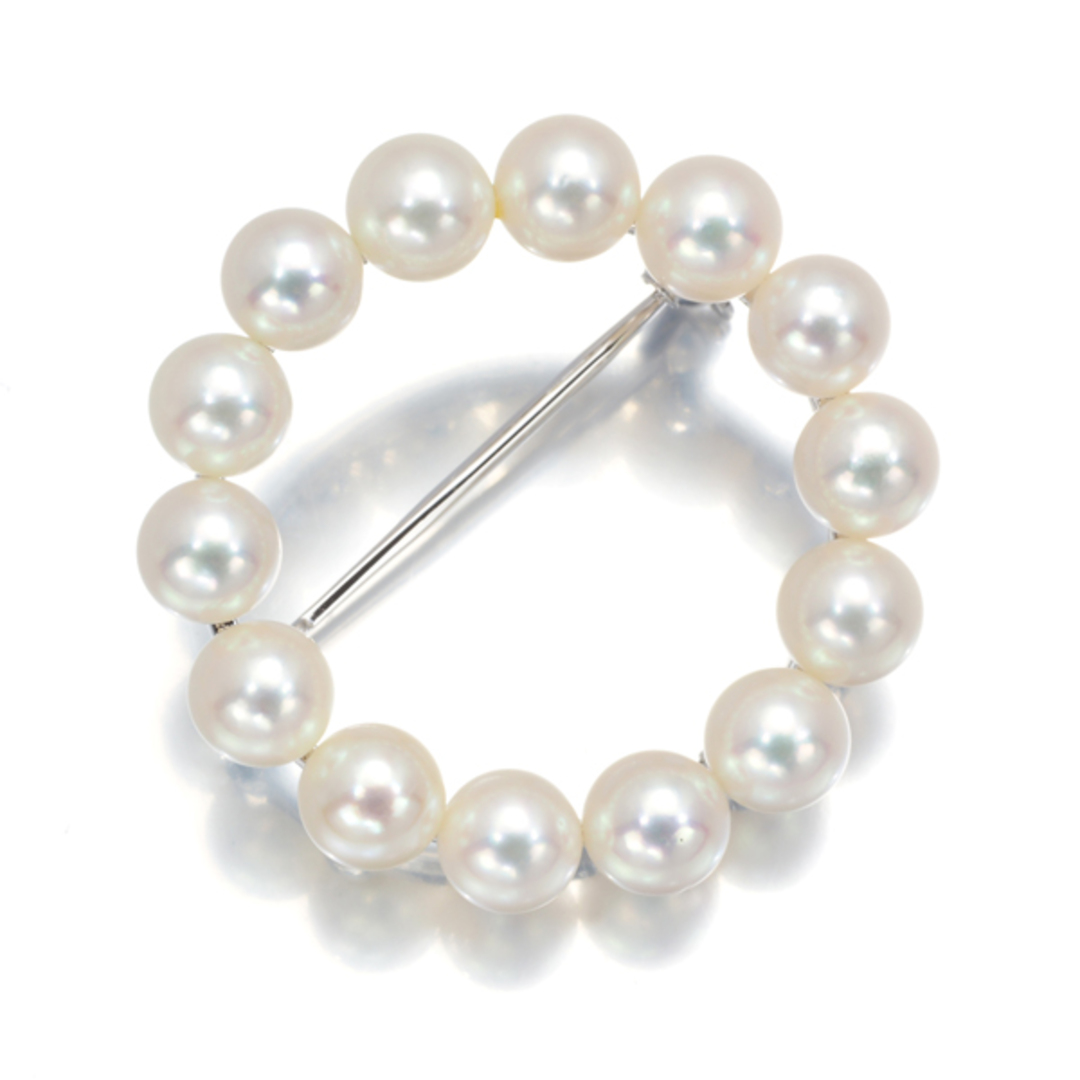 MIKIMOTO - ミキモト ブローチ パール アコヤ真珠 5.3mm MIKIMOTO - ミキモト ブローチ パール アコヤ真珠 5.3mm