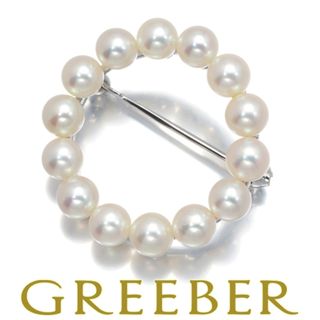 MIKIMOTO - ミキモト ブローチ パール アコヤ真珠 5.3mm MIKIMOTO - ミキモト ブローチ パール アコヤ真珠 5.3mm