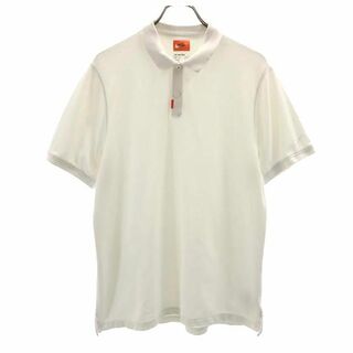ナイキ(NIKE)のナイキ トレーニング 半袖 ポロシャツ XL ホワイト NIKE 鹿の子 メンズ(ポロシャツ)