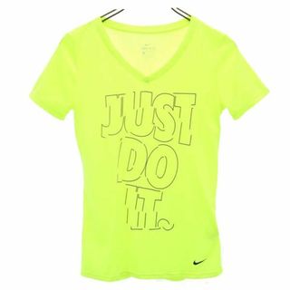 ナイキ(NIKE)のナイキ トレーニング 半袖 Tシャツ S イエロー NIKE レディース(Tシャツ(半袖/袖なし))