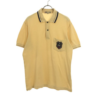 ダックス(DAKS)のダックス ゴルフ 日本製 ゴルフ 半袖 ポロシャツ M イエロー DAKS GOLF 鹿の子 メンズ(ポロシャツ)
