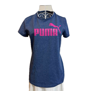 プーマ(PUMA)のPUMA レディースTシャツ　ブルー(Tシャツ(半袖/袖なし))
