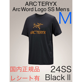 ARC'TERYX - 【国内正規品】アークワードロゴ ショートスリーブメンズ ブラックII Mサイズ