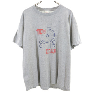 アンビル 90s USA製 オールド 半袖 Tシャツ L グレー系 anvil メンズ(Tシャツ/カットソー(半袖/袖なし))