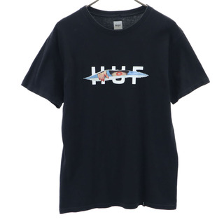 HUF - ハフ プリント 半袖 Tシャツ S ブラック系 HUF メンズ