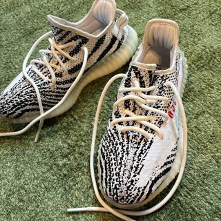 アディダス(adidas)のadidas YEEZY ゼブラ レディース 24cm(スニーカー)