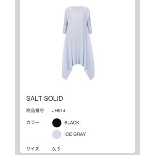 PLEATS PLEASE ISSEY MIYAKE - SALT SOLID ワンピース　ブラック3