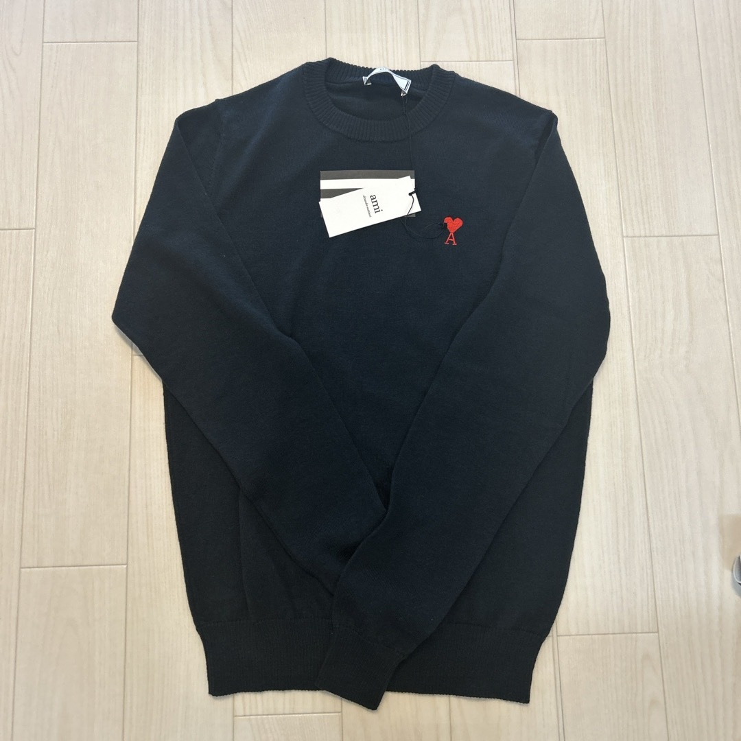新品】Ami paris ニット XS ダークグリーン 新品】Ami paris ニット XS ダークグリーン