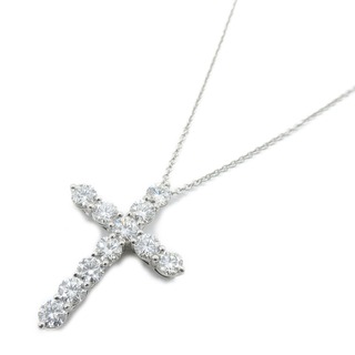 ティファニー(Tiffany & Co.)のティファニー ラージクロス ダイヤ ネックレス ネックレス(ネックレス)