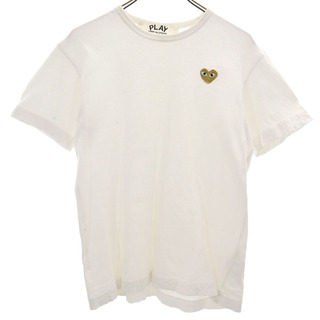 プレイコムデギャルソン 2016年 日本製 半袖 Tシャツ M ホワイト PLAY COMME des GARCONS メンズ(Tシャツ/カットソー(半袖/袖なし))