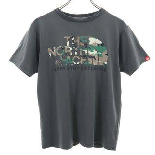 ザノースフェイス(THE NORTH FACE)のノースフェイス アウトドア NT31622 半袖 Tシャツ S チャコールグレー THE NORTH FACE CAMOUFLA メンズ(Tシャツ/カットソー(半袖/袖なし))