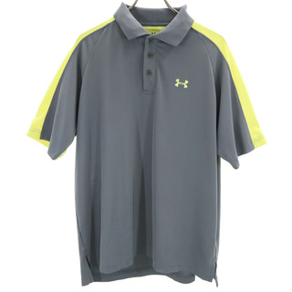 アンダーアーマー(UNDER ARMOUR)のアンダーアーマー トレーニング 半袖 ポロシャツ LG グレー系 UNDER ARMOUR メンズ(ポロシャツ)