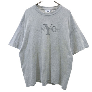 リー(Lee)のリー 90s 00s オールド 半袖 Tシャツ XL グレー Lee メンズ(Tシャツ/カットソー(半袖/袖なし))