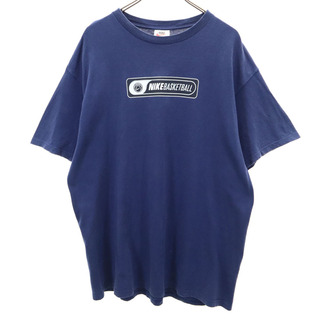 ナイキ(NIKE)のナイキ 90s オールド USA製 白タグ 半袖 Tシャツ L ネイビー NIKE メンズ(Tシャツ/カットソー(半袖/袖なし))