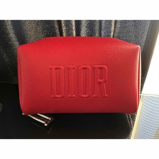 Dior - DIOR ディオール　ノベルティポーチ　赤