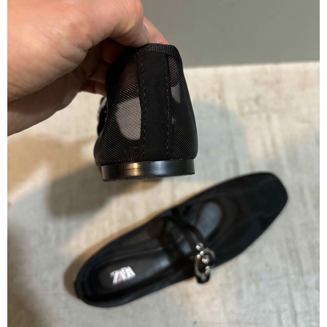 ZARA - ZARA メッシュメリージェーン 完売 35の通販 by ゾウイ's ZARA - ZARA メッシュメリージェーン 完売 35の通販 by ゾウイ's