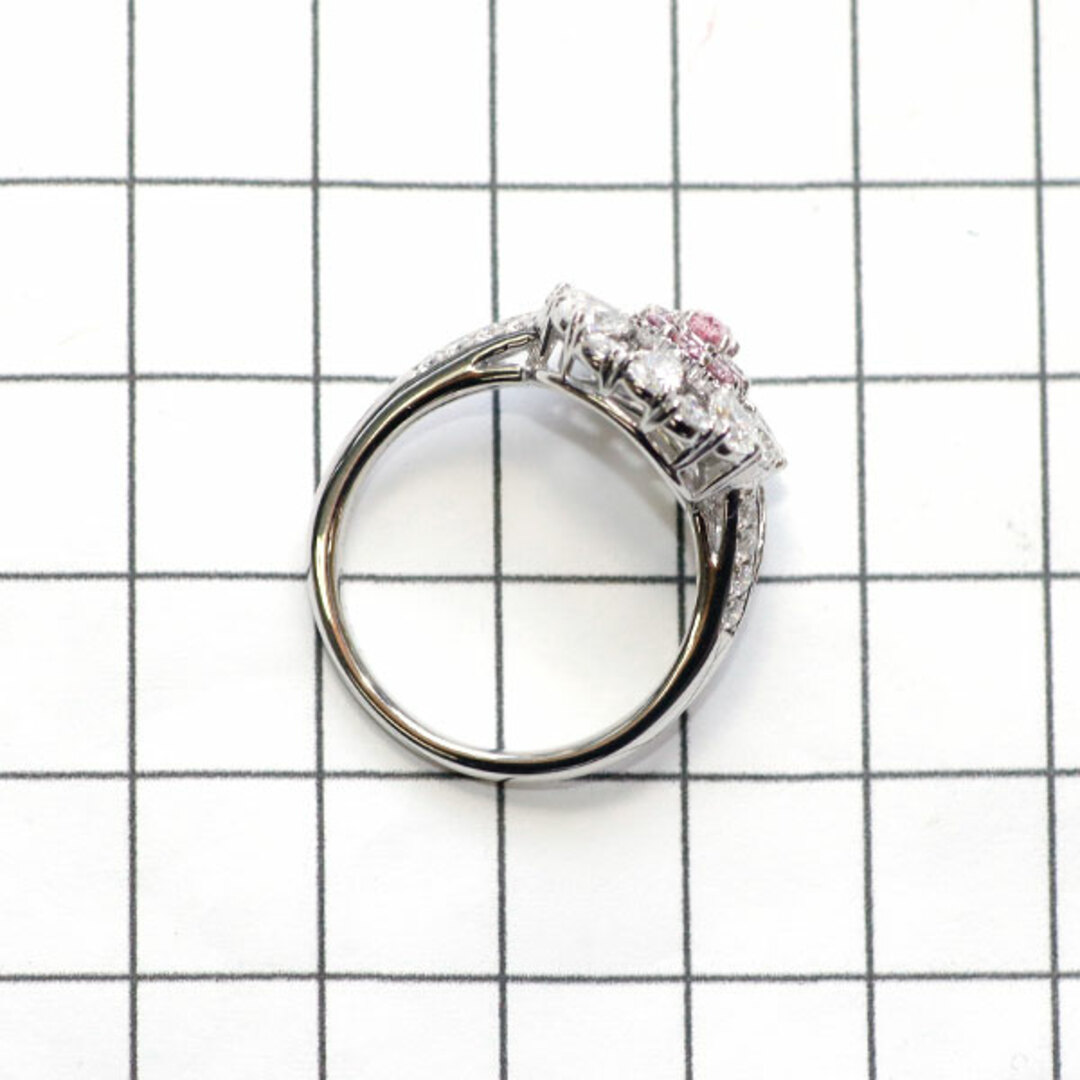 Pt950 天然ビビッドピンクダイヤモンド リング 0.16ct FVPP PD0 Pt950 天然ビビッドピンクダイヤモンド リング 0.16ct FVPP PD0
