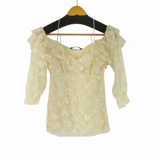 ザラ(ZARA)のZARA(ザラ) Embroidered Lace Top レディース トップス(シャツ/ブラウス(長袖/七分))