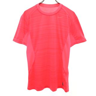 ナイキ(NIKE)のナイキ 半袖 切替 Tシャツ L ピンク NIKE メッシュ メンズ(Tシャツ/カットソー(半袖/袖なし))