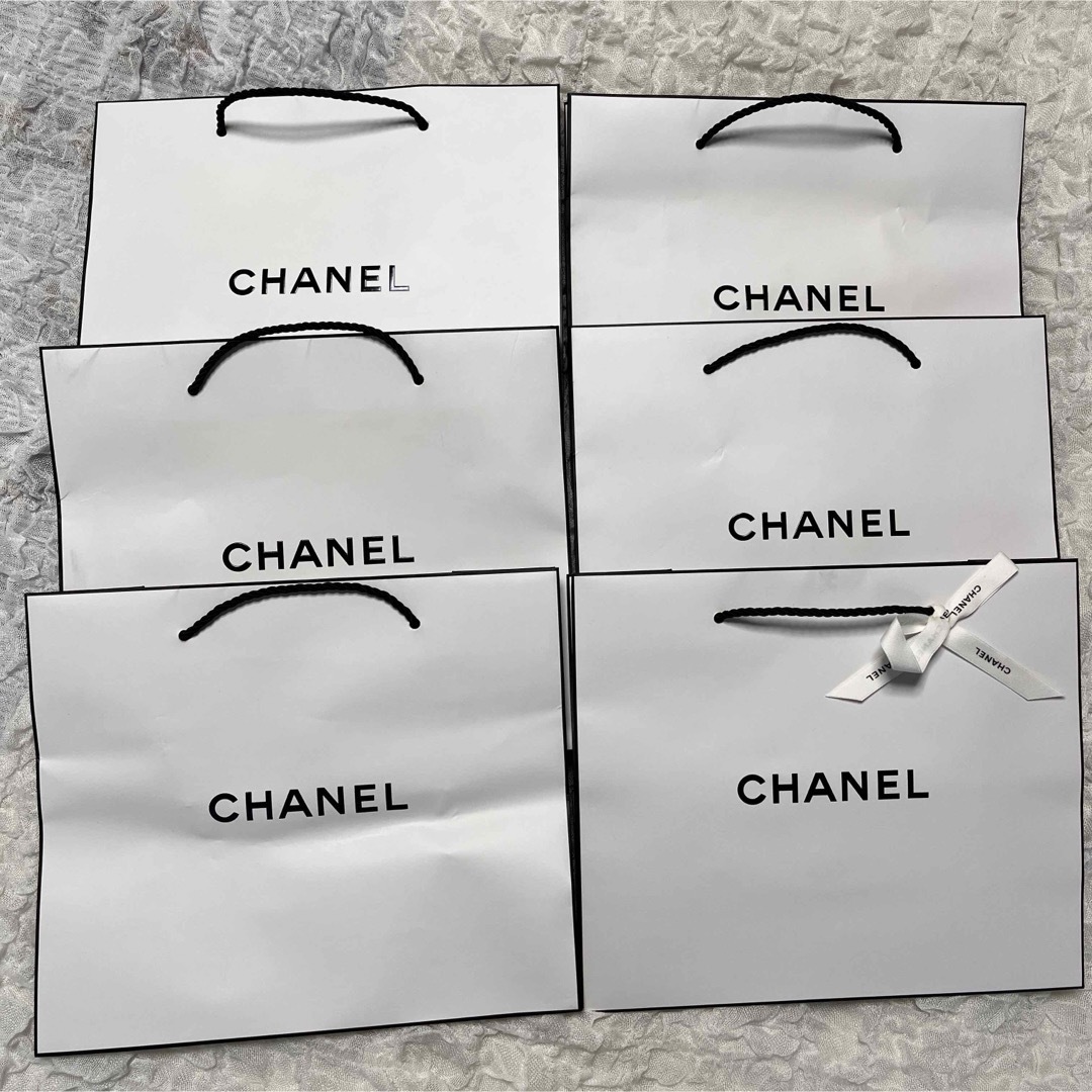 CHANEL(シャネル)のCHANEL ショッパー 大 6枚 インテリア/住まい/日用品のインテリア/住まい/日用品 その他(その他)の商品写真