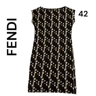 FENDI - FENDI ★フェンディ チュニック ワンピース 薄手 ノースリーブ イタリア製