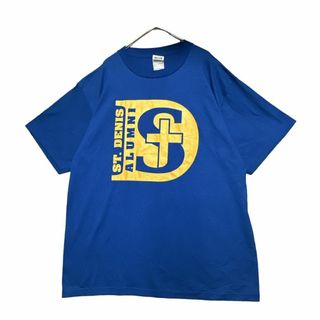 FRUIT OF THE LOOM - フルーツオブザルーム 半袖Tシャツ カレッジロゴ セントデニス 夏物古着d93