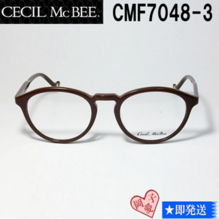 セシルマクビー(CECIL McBEE)のCMF7048-3-48 CECIL McBEE セシルマクビー 眼鏡 メガネ(サングラス/メガネ)